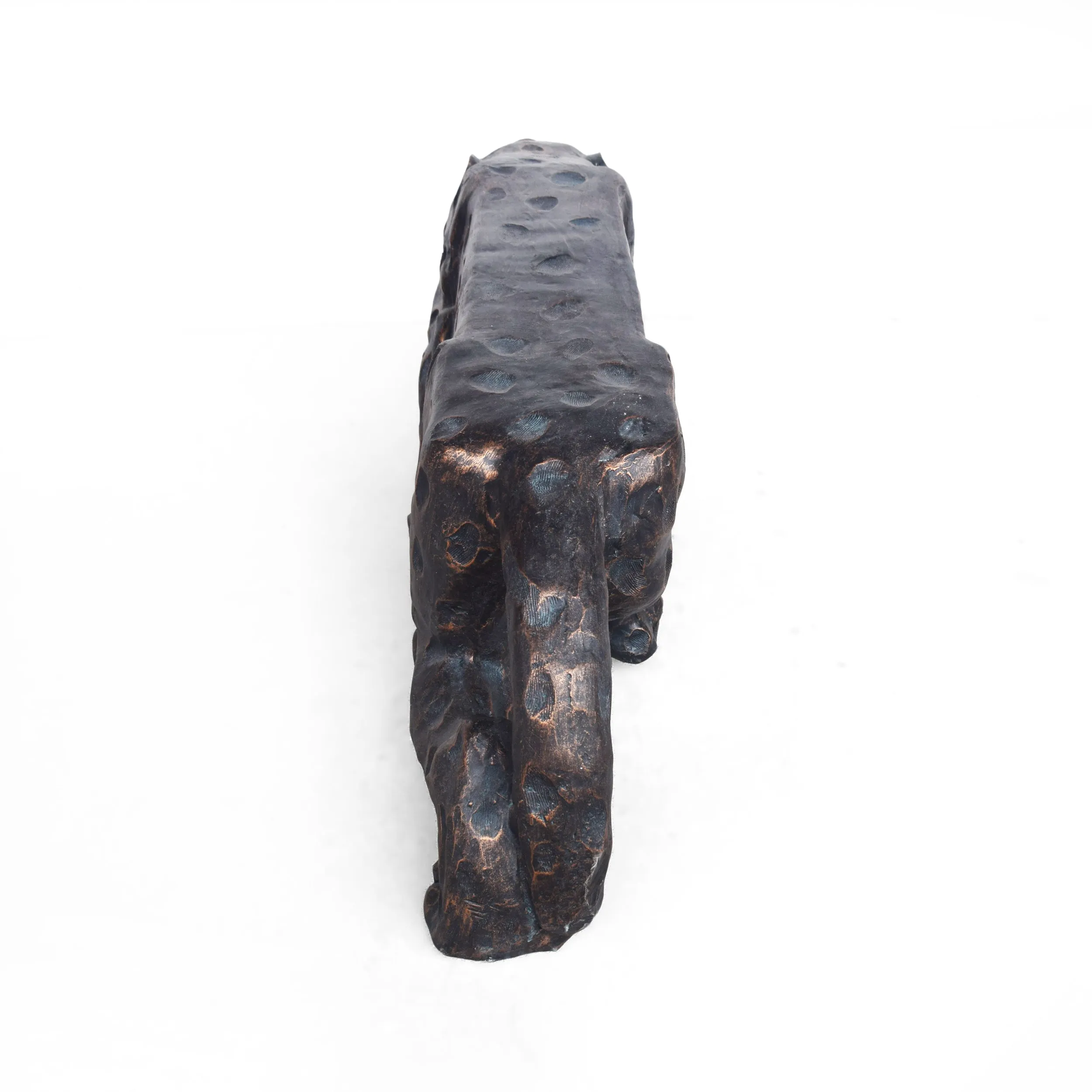 Leopard lightweight outdoor concrete bench