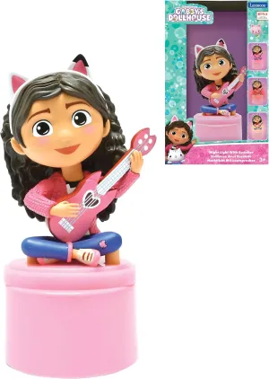 LEXIBOOK NS01GDH Gabby's Dollhouse, Nightlight with Speaker, Soft Light, Battery Operated