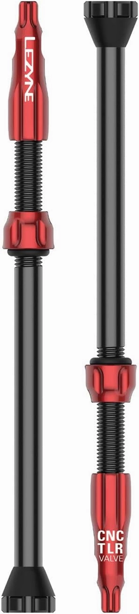 Lezyne TLR Bicycle Tubeless Valve Stem, Road, Gravel, Mountain Bike, Presta, Valve Core Remover