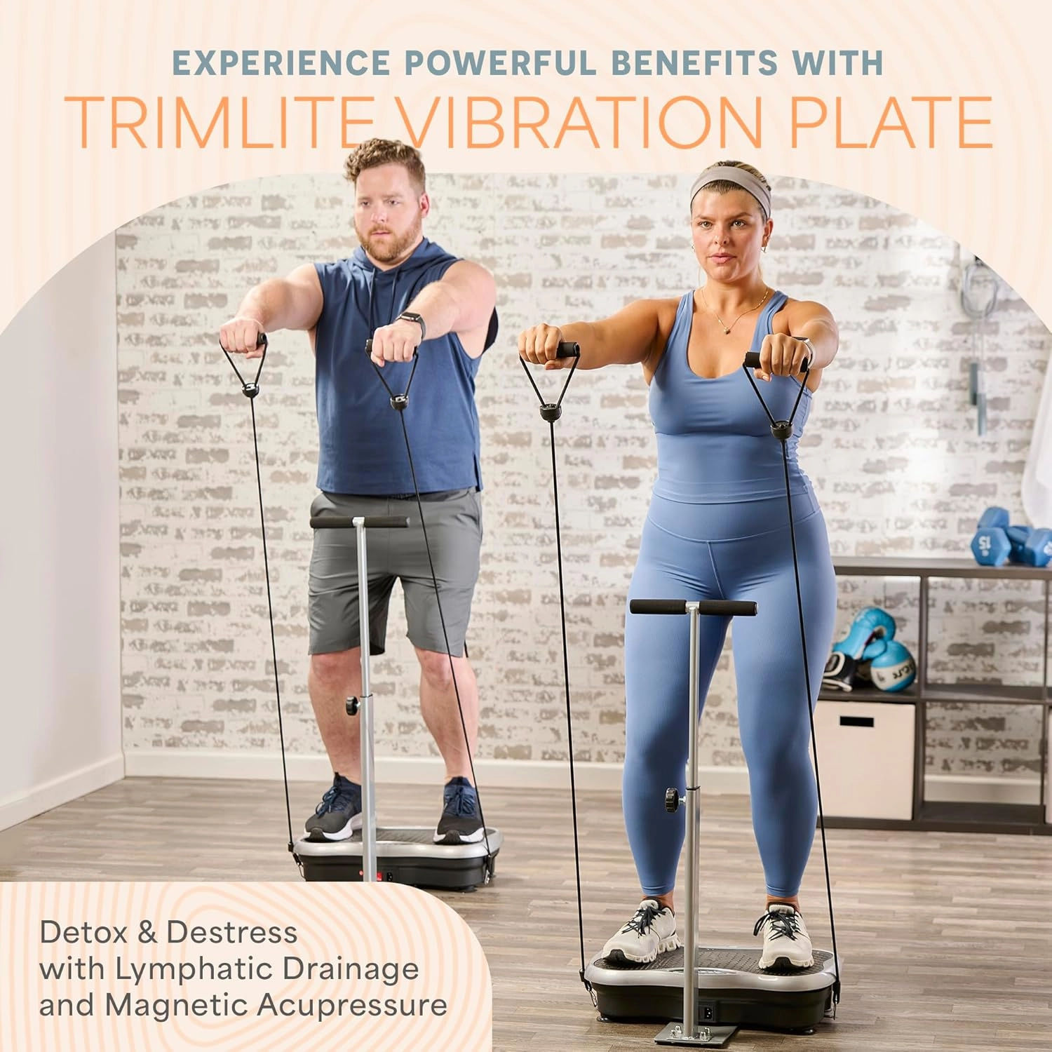 Lifepro Vibration Plate Exercise Machine with Magnetic Acupoints - Full Body Vibration Platform for Beginners and Recovery - Ideal Lymphatic Drainage Massager for Muscle Toning and Overall Fitness