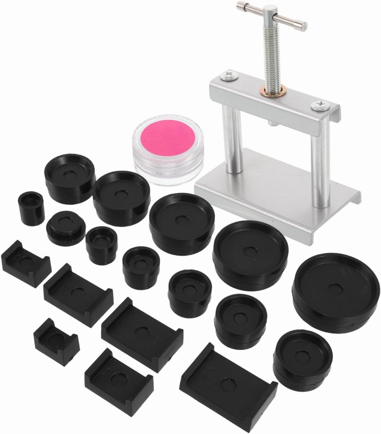 LIFKOME Efficient Watch Press Tool for Battery Replacement Iron Case Closer for Quartz Watches Easy Installation Cost Tool for Repairs