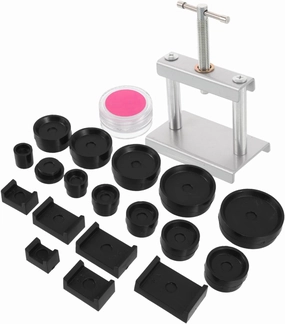 LIFKOME Efficient Watch Press Tool for Battery Replacement Iron Case Closer for Quartz Watches Easy Installation Cost Tool for Repairs