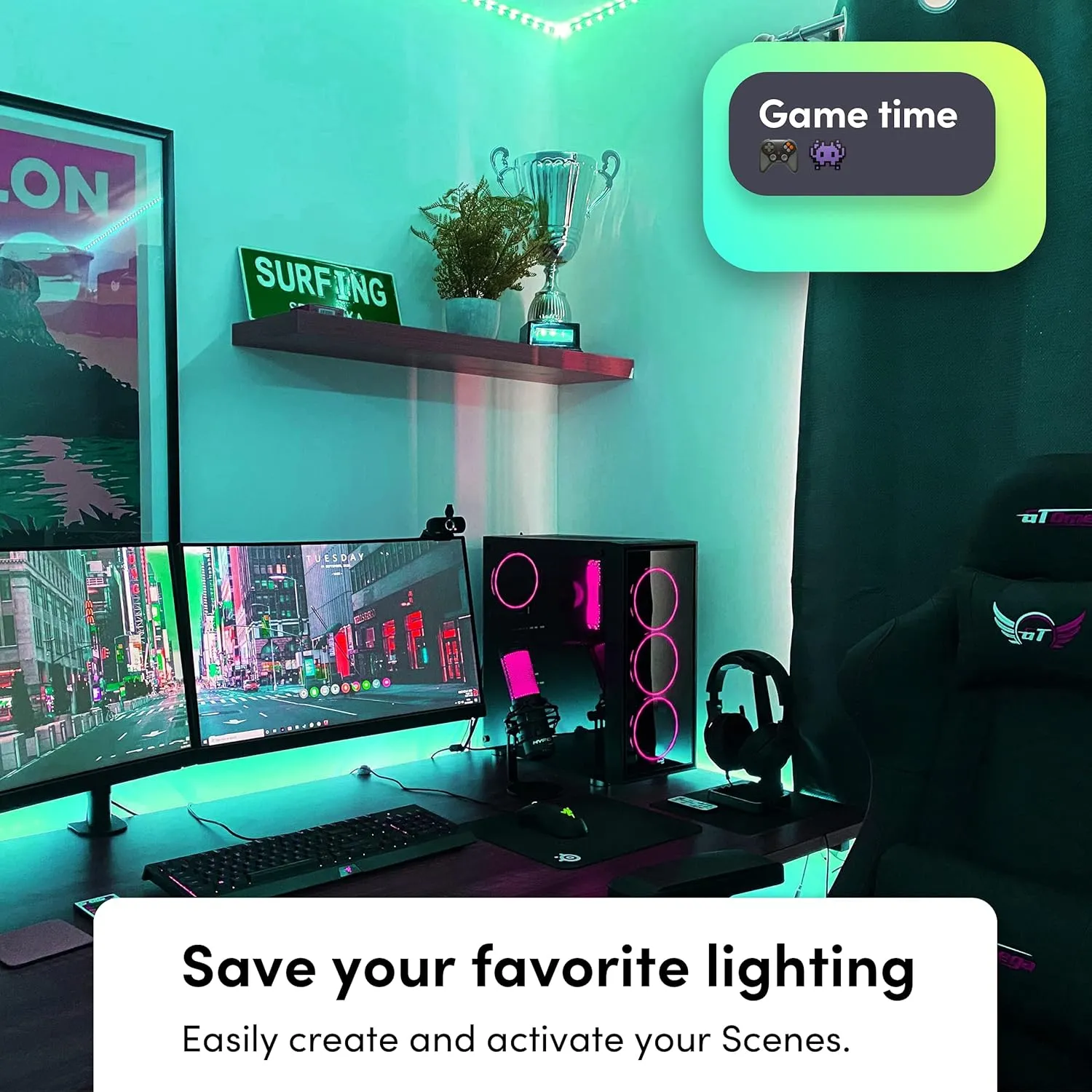 LIFX Lightstrip Color Zones, Wi-Fi Smart LED Light Strip, Full Color with Polychrome Technology™, No Bridge Required, Works with Alexa, Hey Google, HomeKit and Siri, 80" Kit