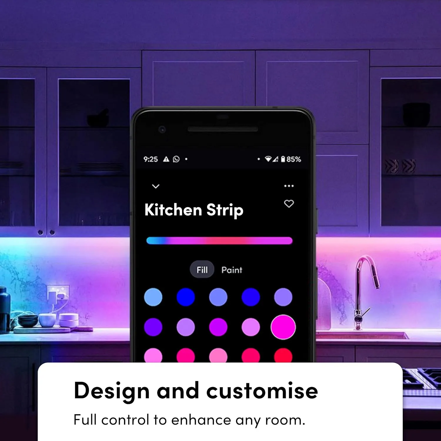 LIFX Lightstrip Color Zones, Wi-Fi Smart LED Light Strip, Full Color with Polychrome Technology™, No Bridge Required, Works with Alexa, Hey Google, HomeKit and Siri, 80" Kit