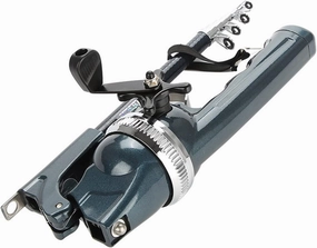 Lightweight Plastic Folding, Fishing Rod And Enclosed Fishing Rod Integrated Fisherman Reel Tackle Accessory