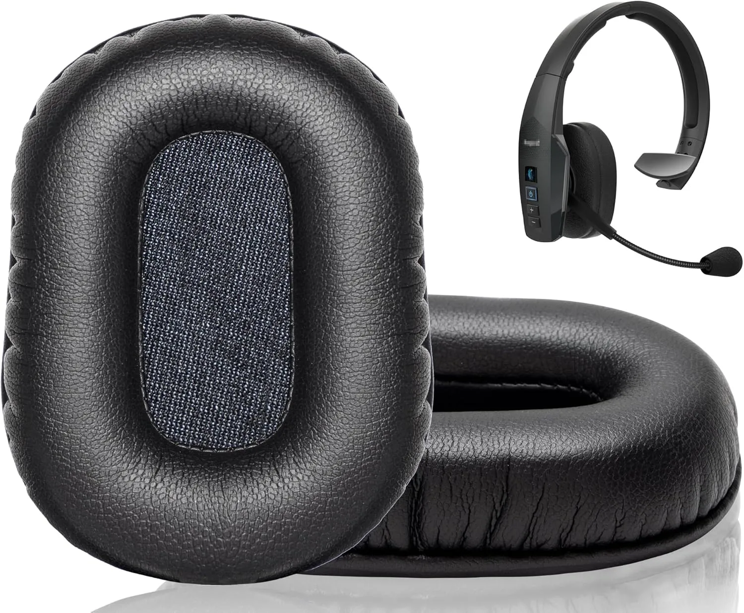Link Dream Ear Pads for Blueparrott B450-XT Soft Protein Leather Memory Foam Replacement Earpads Ear Cushions