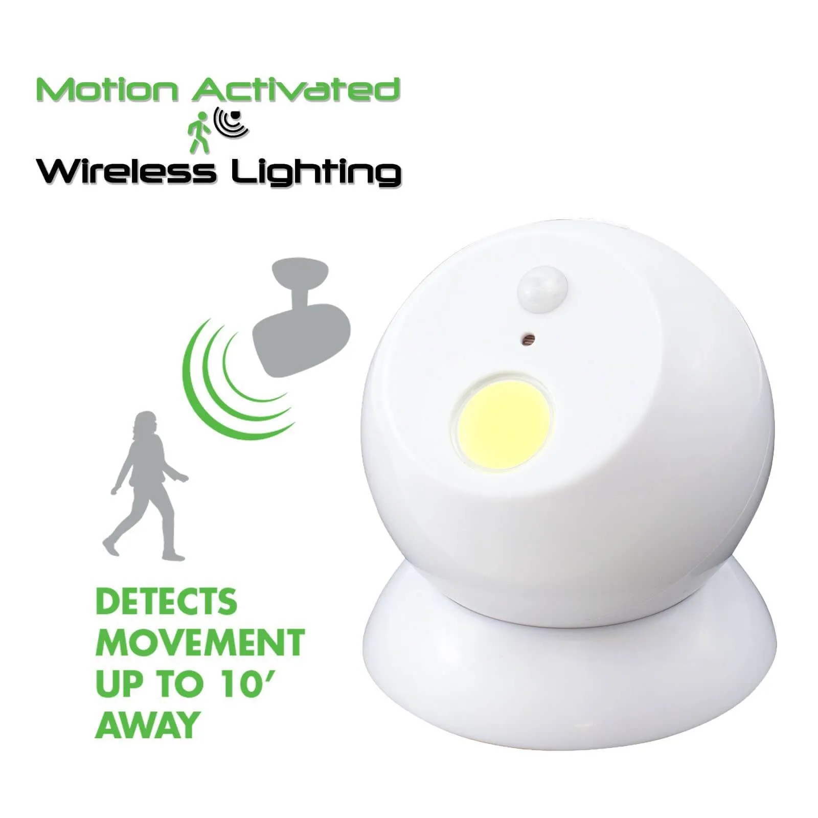 LitezAll Sensor Ball Motion Activated COB LED Ball Light