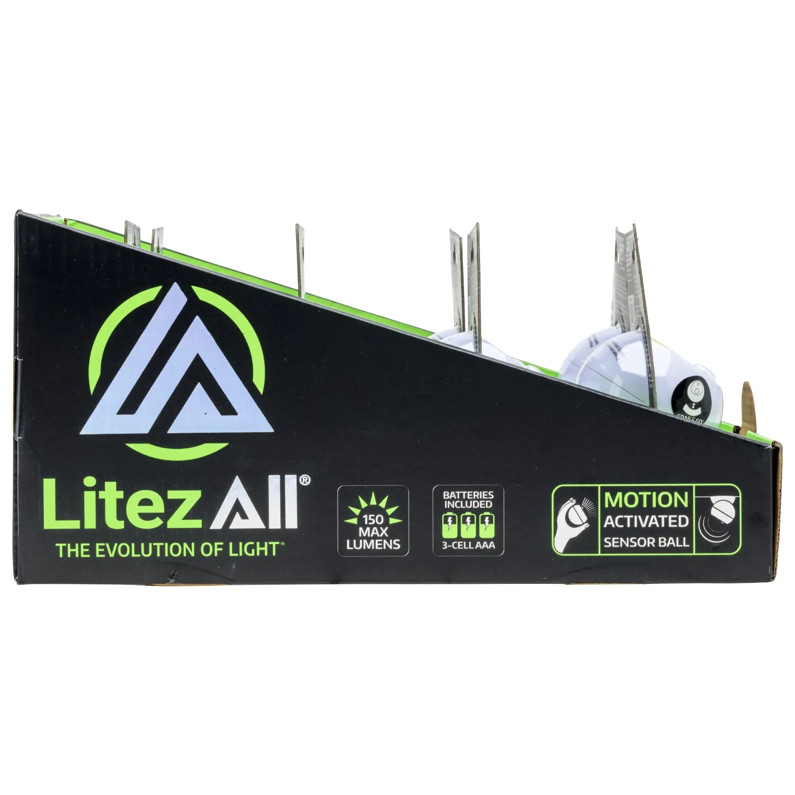 LitezAll Sensor Ball Motion Activated COB LED Ball Light
