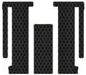 Lloyd Mats, Compatible With Compatible With Toyota Sienna Custom-Fit All-Weather Rubber Floor Mats 2nd & 3rd Seat - 7 Passenger|Sliding Front Console - 3pc Kit - Black (2011 11 2012 12)