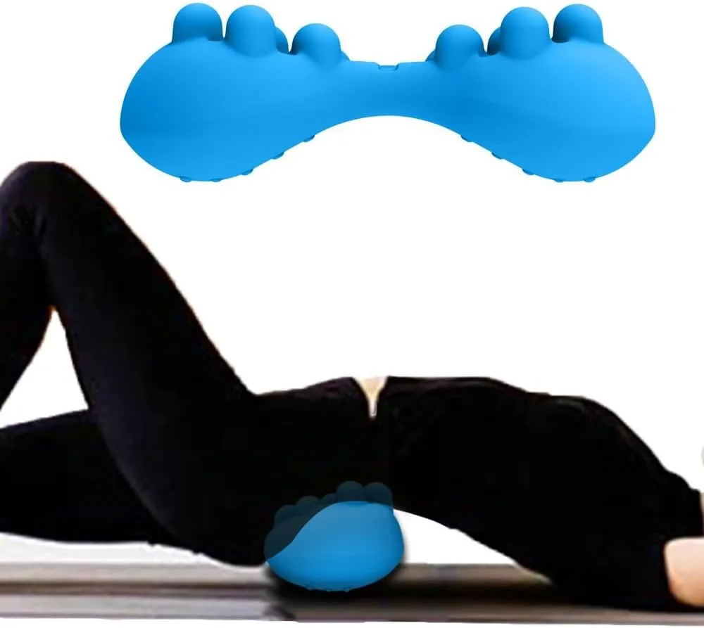 Lower Back and Hip Massager for Pain Relief Deep Tissue, Sciatica Buttock, Glute, Piriformis Syndrome, Sacroiliac SI Joint, Pelvic, Lumbar Sacral joint, Trigger Points Release to Loosen Muscle Knots