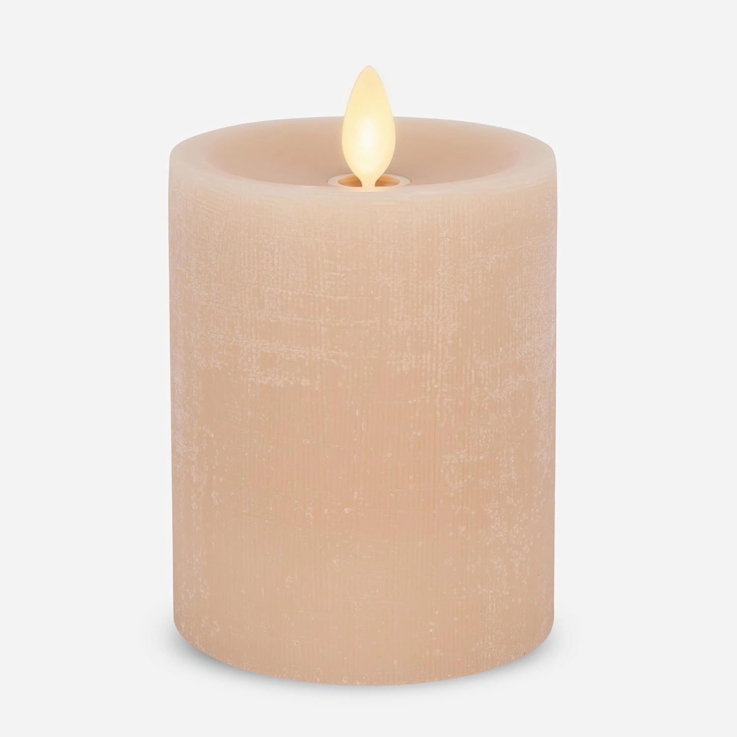 Luminara - Flameless LED Battery Operated Flickering Pillar Candles - Irish Cream - Pack of 1-3x4.5 - Realistic Moving Flame Real Wax Indoor/Outdoor
