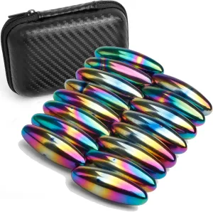 Magnet Fidget Toys, Ferrite Putty Rattle Magnets Spinning Buzzing Snake Eggs for Adults, Hematite Magnetic, Educational Science Kit, Holiday Stocking Stuffer, Stress Relief Desk Toy Office