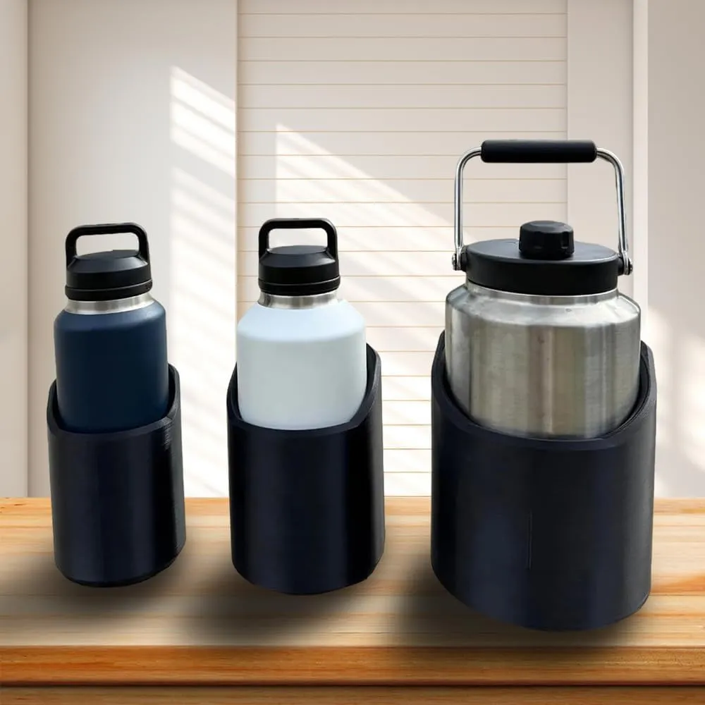Magnetic Bottle Mounts for 46, 50, 64 oz,Magnetic Cup Holder Heavy Duty,3D Printed Portable Water Bottle Storage Rack for Truck Bus Mower