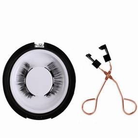 Magnetic Dual Eyelashes, Reusable Magnetic False Lashes Set, Soft 3D Fake Lashes Extension with Tweezers,for Natural Looking Lashes, Easy To Wear,Eb06