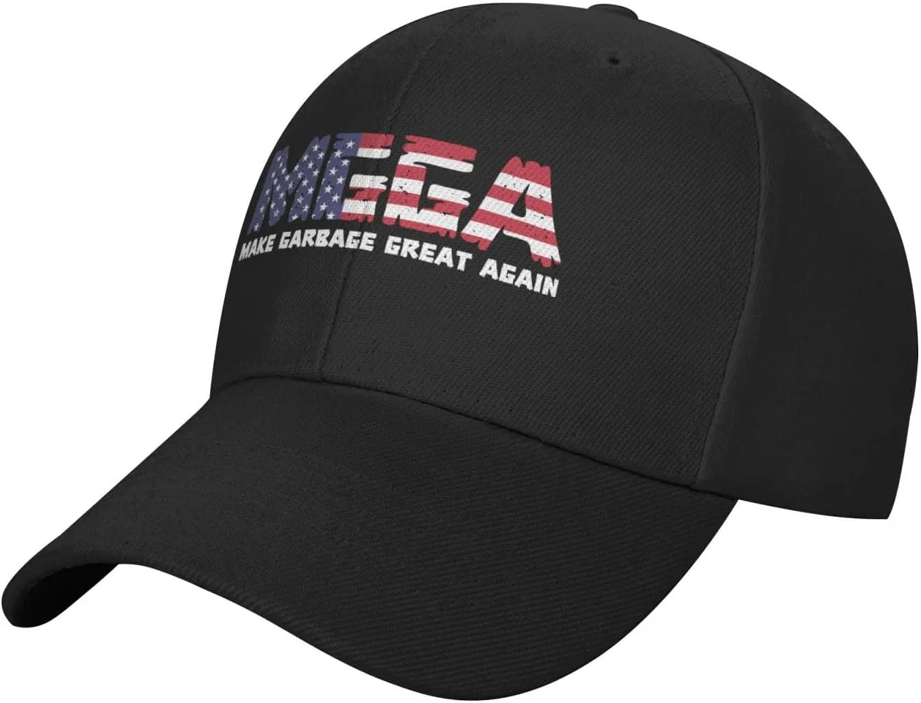 Make Garbage Great Again Fashionable Casquette Hat Breathable Adjustable Strap for Comfort Style Black