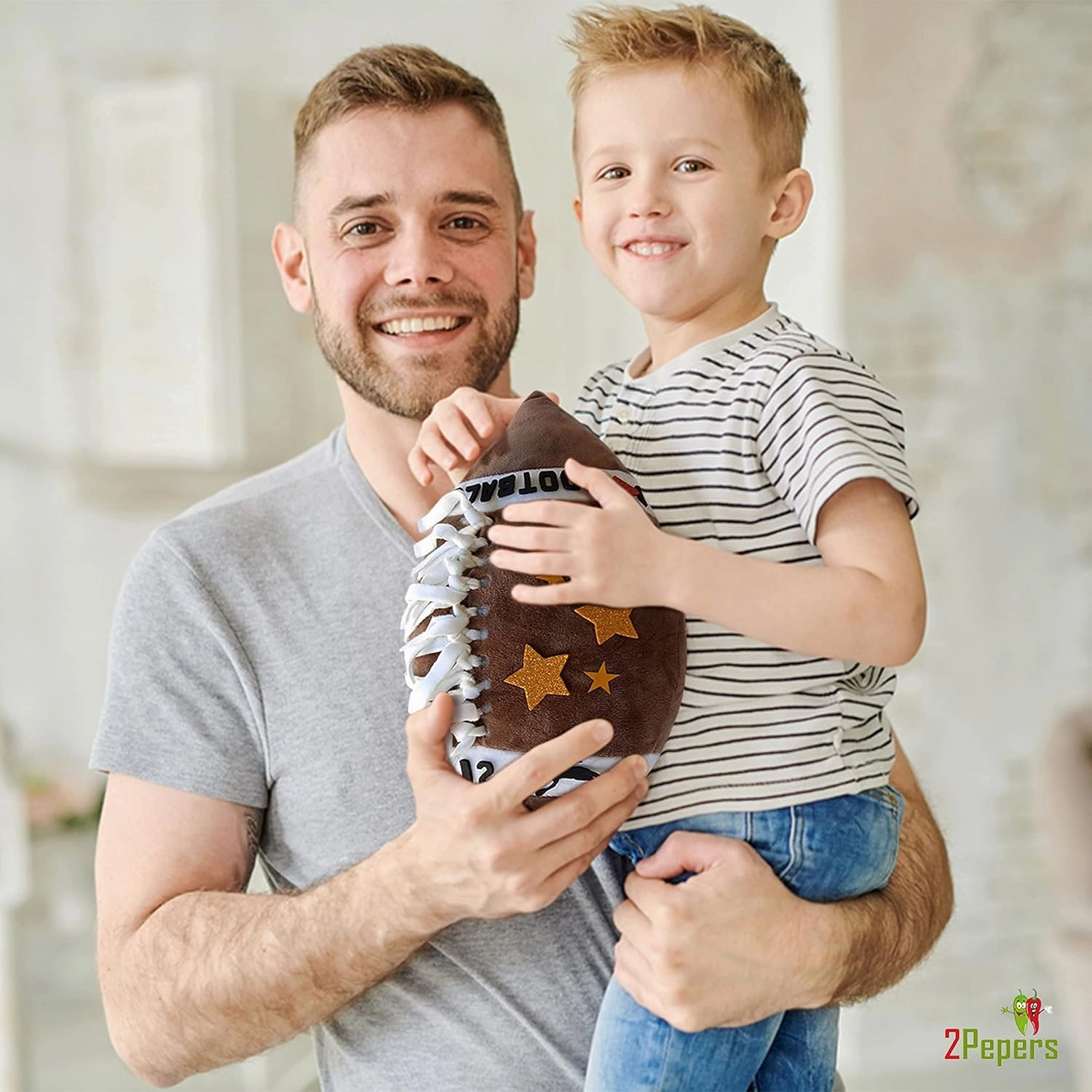 Make Your Own American Football Pillow, Football Gifts for Boys and Girls Ages 3 4 5 6 7 8 9 10 Years and Up, DIY Arts and Crafts Kit for Kids, Sports Present, Boys Toys