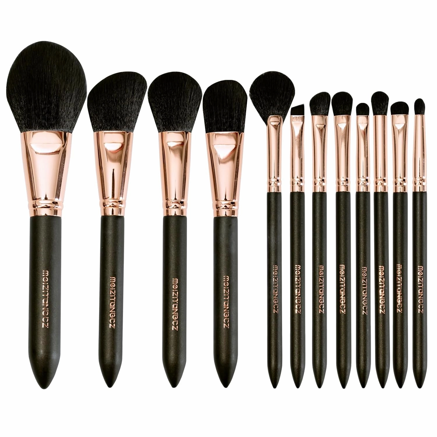 Makeup Brush Set 12 or 14 Pieces Professional Makeup Tool Set Premium Synthetic Foundation Contour Blush with Magnetic Absorption Nano Case (12 or 14 Pieces Set Randomly Shipped)