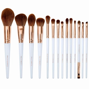 Makeup Brush Set 12 or 14 Pieces Professional Makeup Tool Set Premium Synthetic Foundation Contour Blush with Magnetic Absorption Nano Case (12 or 14 Pieces Set Randomly Shipped)