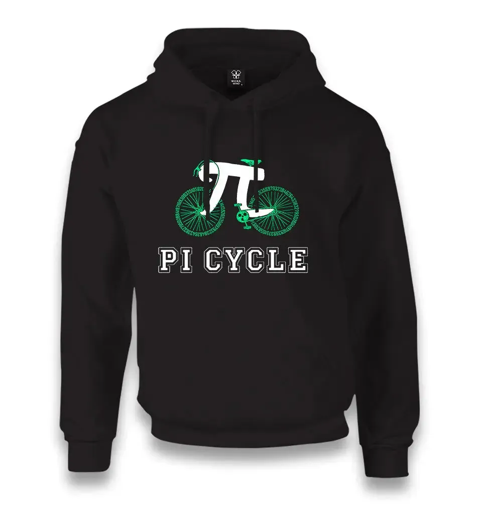 Mathematics - Pi cycle Unisex Black Hoodie