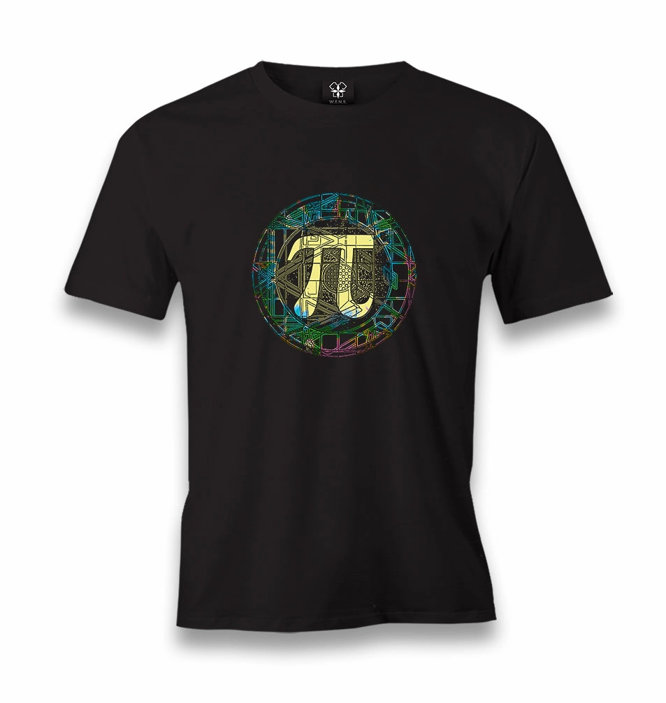 Mathematics - Pi Number VII Men's Black Tshirt