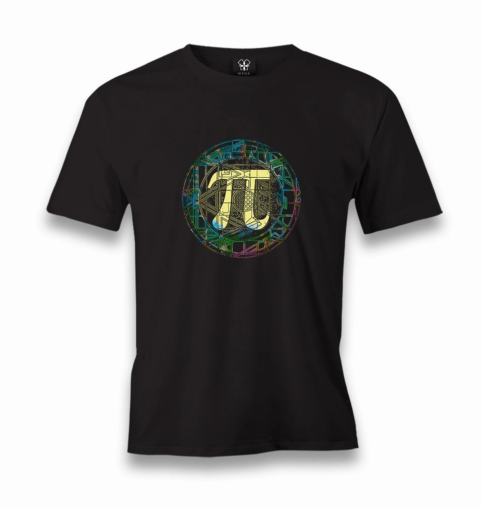 Mathematics - Pi Number VII Men's Black Tshirt