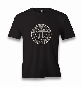 Mathematics - Pi Number XIII Men's Black Tshirt