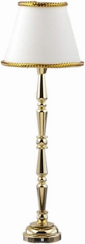 Melody Jane Dolls Houses Dollhouse LED Brass Floor LAMP