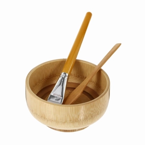 MERRYHAPY Diy Mask Bowl Set Face Mask Brush Kit Mask Mixing Bowl Home Facial Spa Kit Gentle Facial Mask Brush