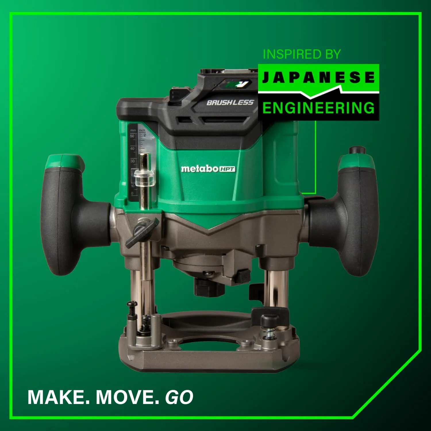Metabo HPT Cordless Plunge Router, 36V Variable Speed Router, Up to 46 Feet per Minute, Lightweight Design at 6.9 lbs, LED Work Light, 2020 Pro Tools Innovation Award Winner, M3612DA