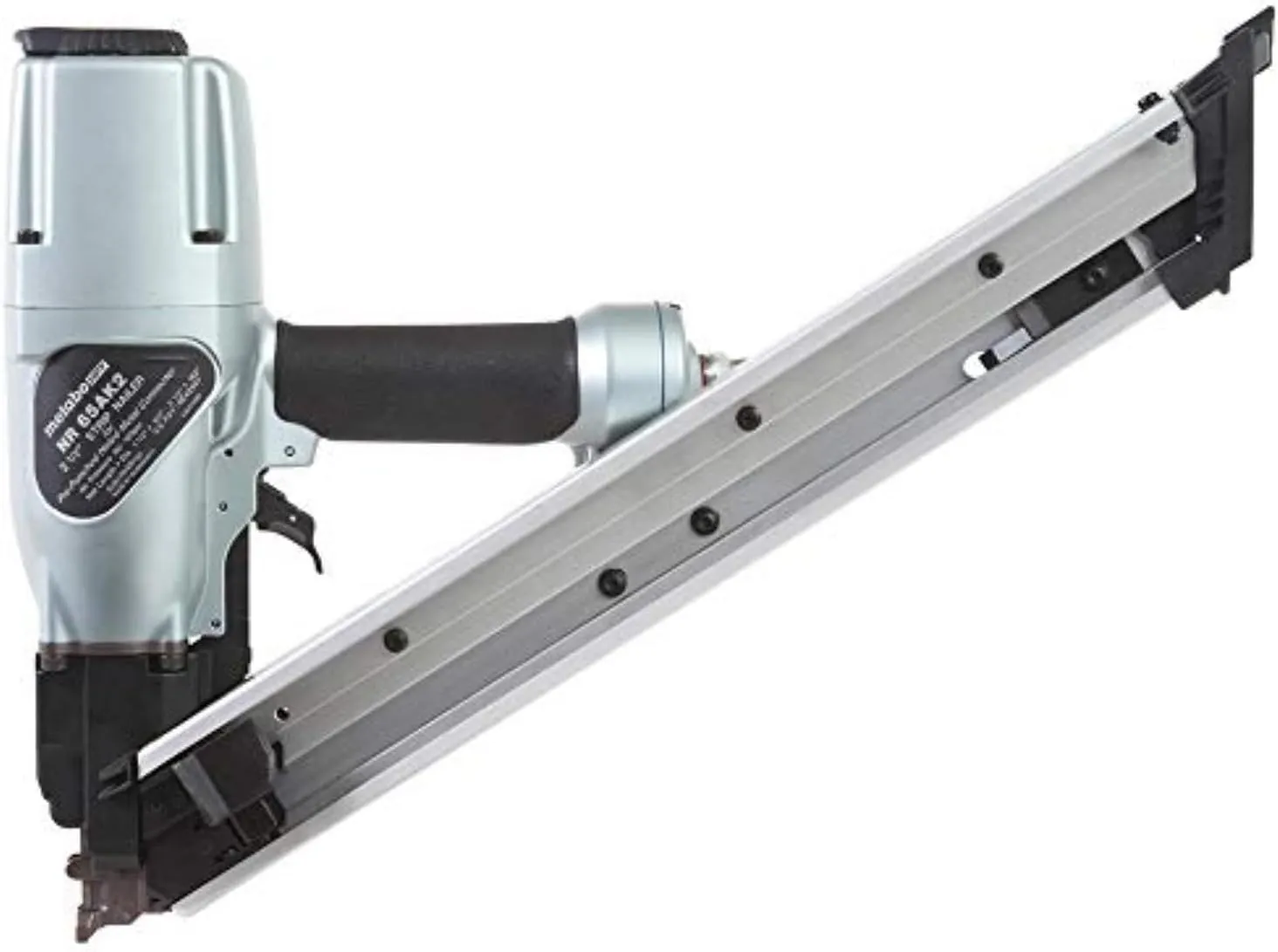 Metabo HPT Metal Connector Nailer | Pro Preferred Brand of Pneumatic Nailers | 36 Degree Magazine | Accepts 1-1/2-Inch to 2-1/2 Nails | Ideal for Fastening Metal Connectors to Wood | NR65AK2