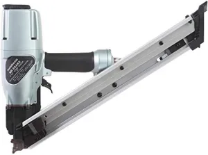 Metabo HPT Metal Connector Nailer | Pro Preferred Brand of Pneumatic Nailers | 36 Degree Magazine | Accepts 1-1/2-Inch to 2-1/2 Nails | Ideal for Fastening Metal Connectors to Wood | NR65AK2