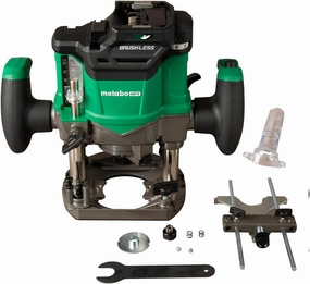 Metabo HPT Cordless Plunge Router, 36V Variable Speed Router, Up to 46 Feet per Minute, Lightweight Design, LED Work Light, 2020 Pro Tools Innovation Award Winner, Tool Body Only, M3612DAQ4