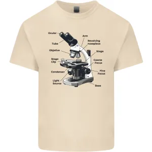 Microscope Diagram Mens Light Cotton T-Shirt