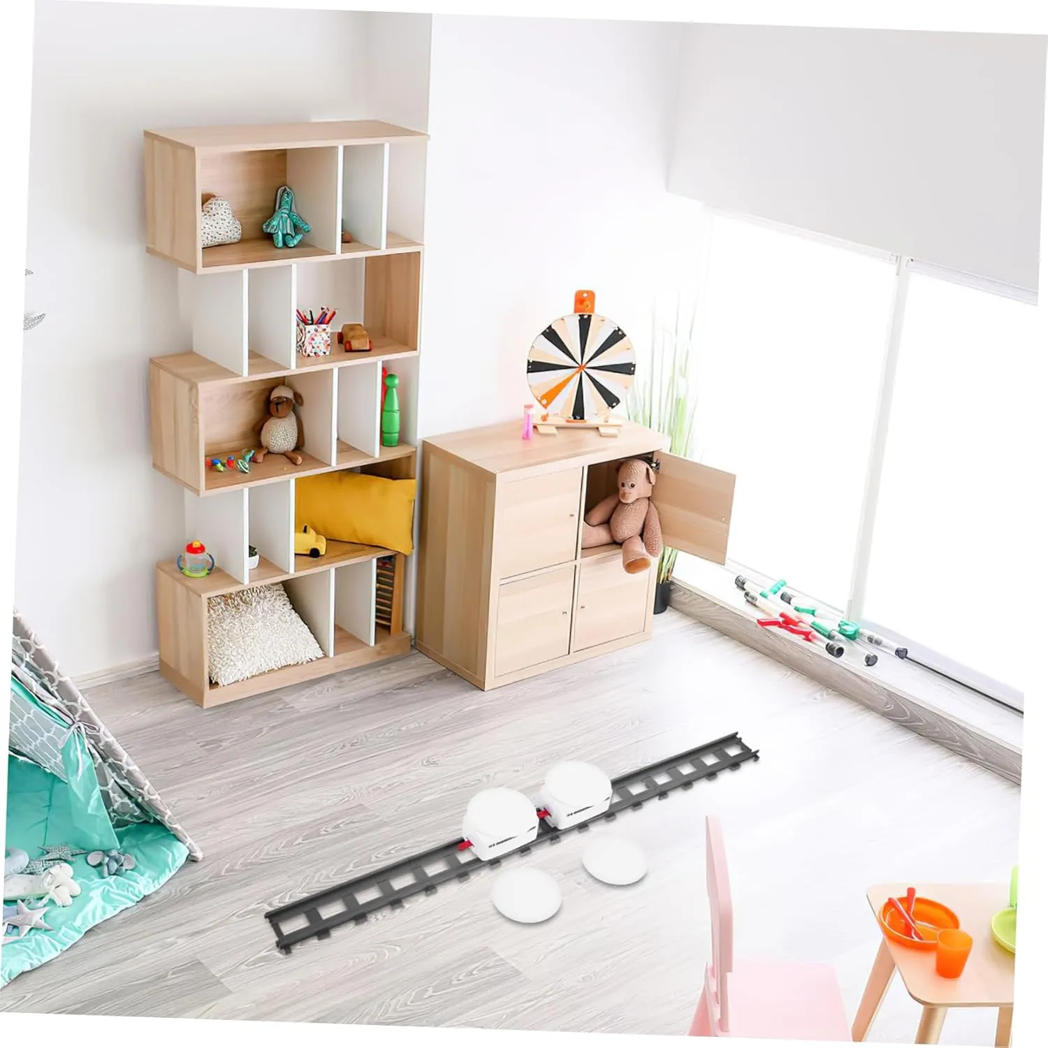 Milisten 1set Electric Rotating Sushi Toy Track Boys and Girls Interactive Battery-Powered Train Sushi Holder Multi-Functional Imaginative Play for Social Skills and Creativity