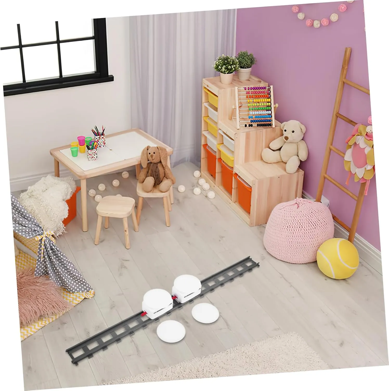 Milisten 1set Electric Rotating Sushi Toy Track Boys and Girls Interactive Battery-Powered Train Sushi Holder Multi-Functional Imaginative Play for Social Skills and Creativity