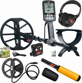 Minelab Metal Detectors Minelab Equinox 800 Metal Detector with 6inch Coil and Pro Find 20 Pinpointer