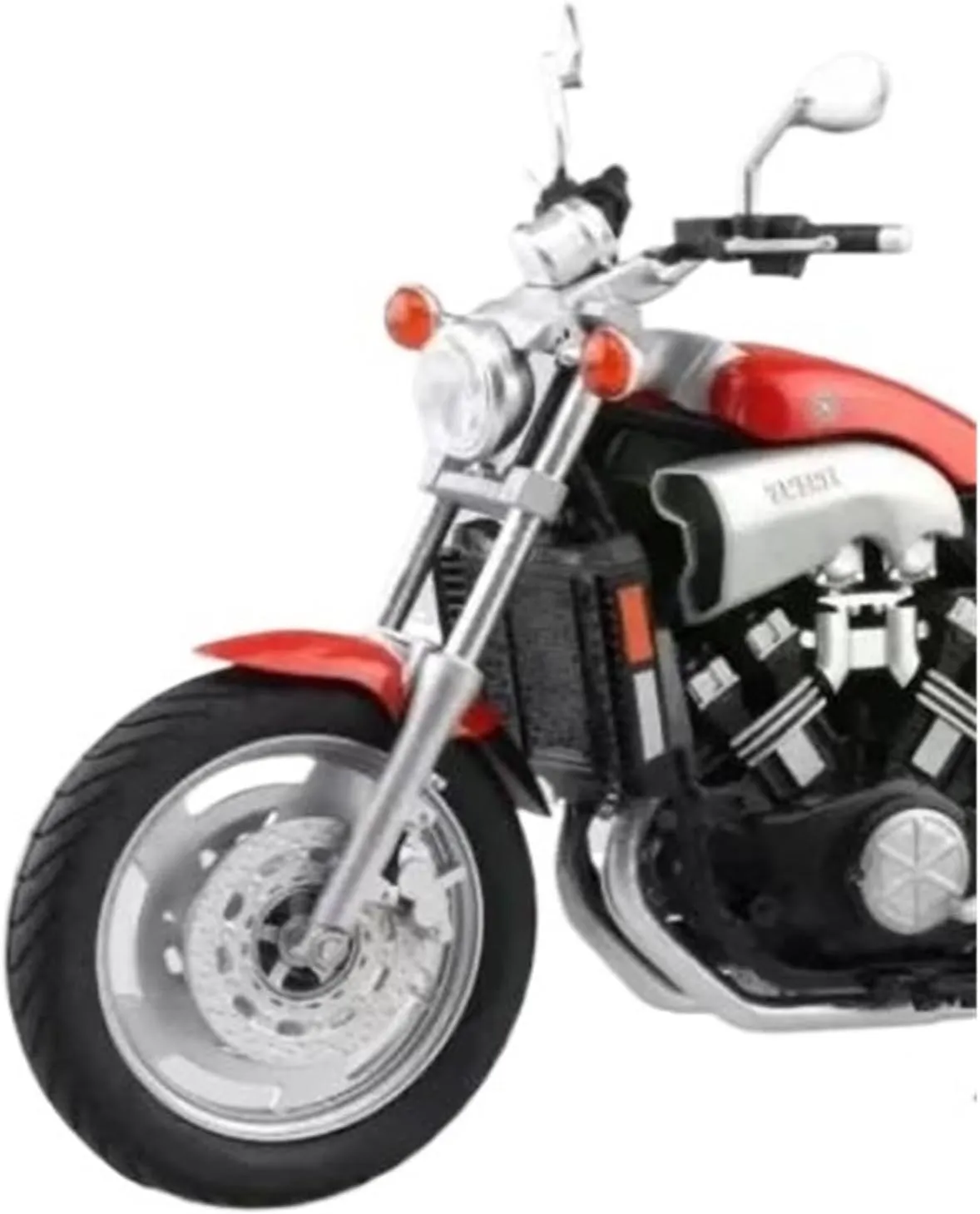 Mini Simulation Motorcycle Toys Diecast 1/12 for Size Yamaha Vmax Model Car Motorcycle Alloy Car Model CollectionDisplay Adult for Boys(Red)