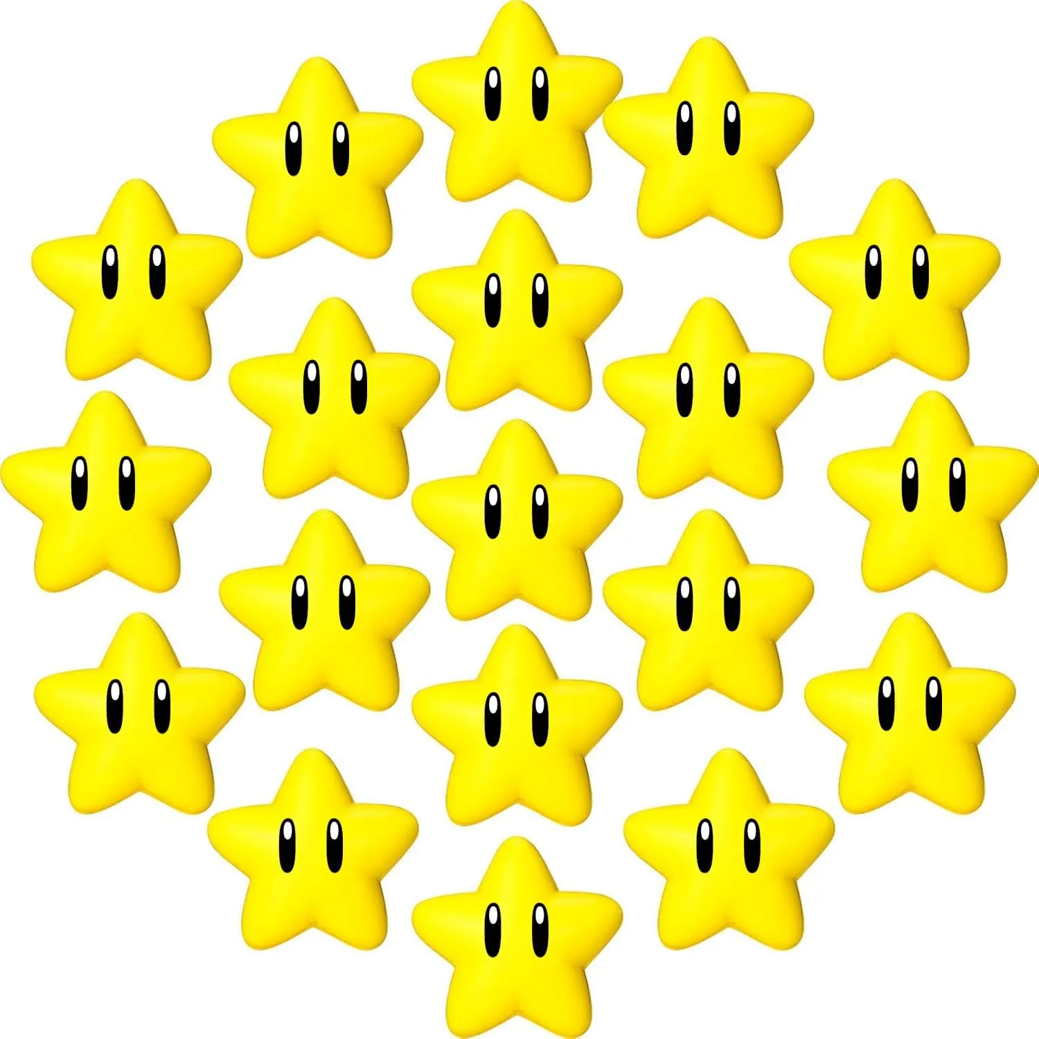 Mini Star Stress Ball for Video Game Birthday Decoration Party Favors Classroom Exchange Gifts Classroom Prizes School Carnival Reward Party Favors Fillers
