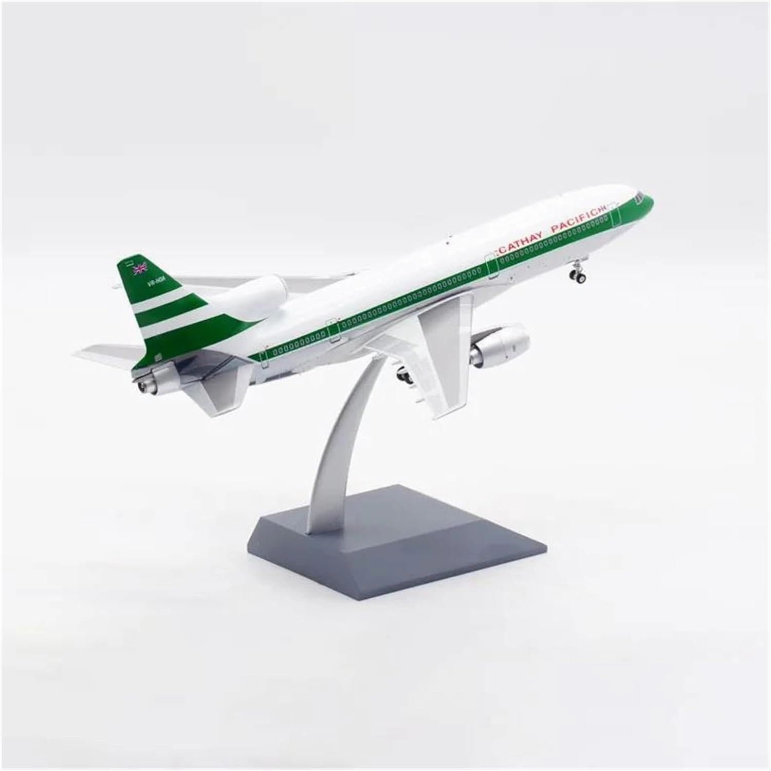 Mini Aircraft Model 1 200 Scale Aircraft Model Die Cast Alloy for Cathay Pacific L-1011 VR-HOA Aviation Model Collection Decoration Airplane Kit
