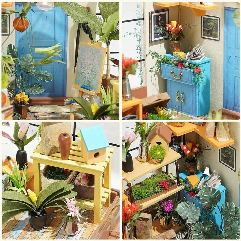 Miniature Green House - 1:24 Scale (231 Pcs)