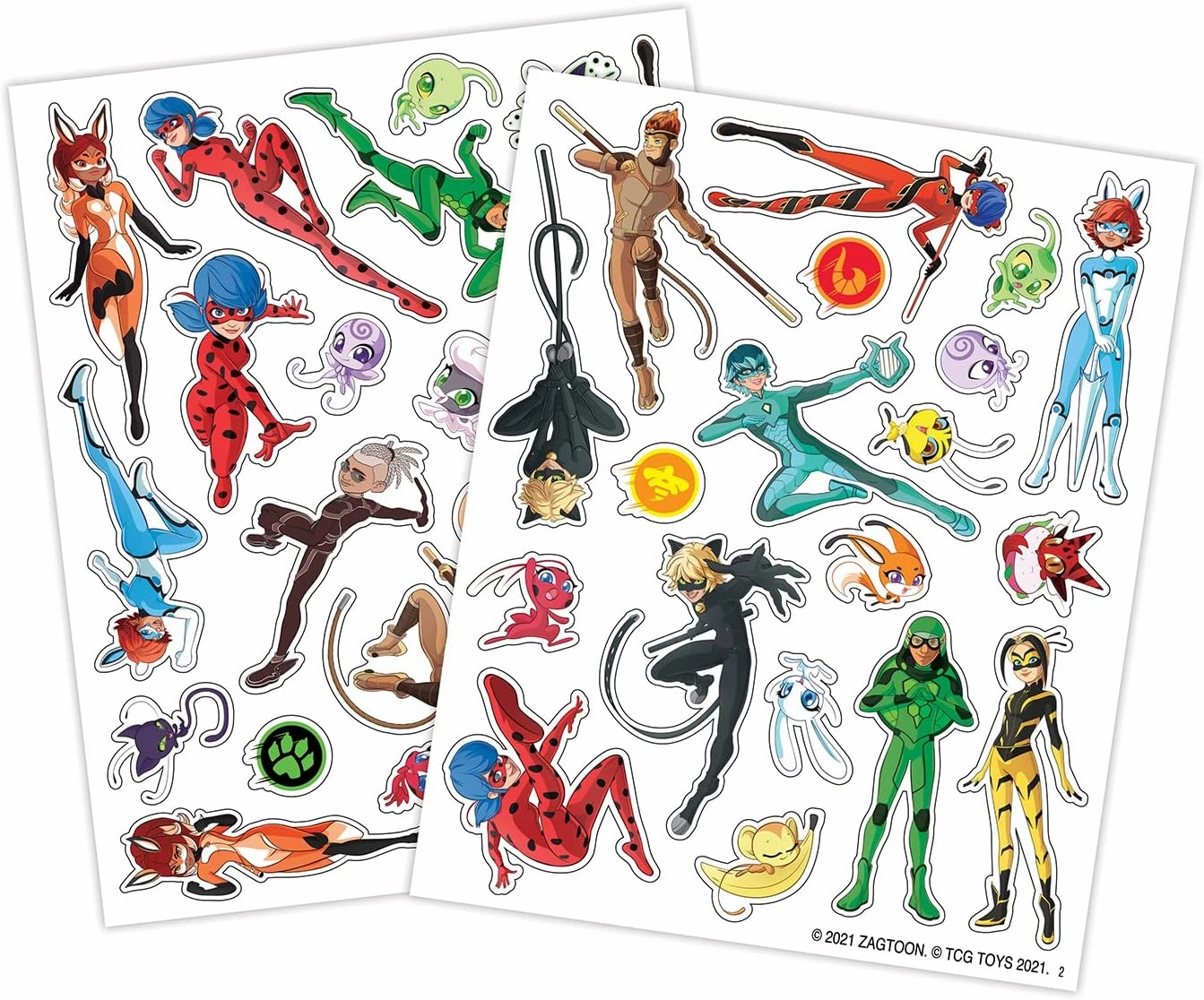 Miraculous Ladybug - Magnetic Creations Tin - Dress Up Play Set - Includes 2 Sheets of Mix & Match Dress Up Magnets with Storage Tin. Great Birthday Gift for Kids and Toddlers!