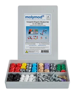 MMS-009 Inorganic/Organic Chemistry Molecular Model, Student Set (52 atom parts)