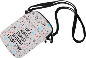 MNIGIU Funny Scientist Gift Scientist Crossbody Bag Scientist Graduation Gift Science Teacher Gift Science Lover Gift