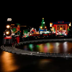 MOC  Compatible  LED Lighting Set for 10254 Winter Holiday Train 36001 Collectible Model Toy Light Kit, Not Included the Building Block