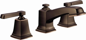 Moen Boardwalk Two-Handle High Arc Widespread Bathroom Sink Faucet for 3-Hole Setups with Valve Included, Mediterranean Bronze, TV6220BRB