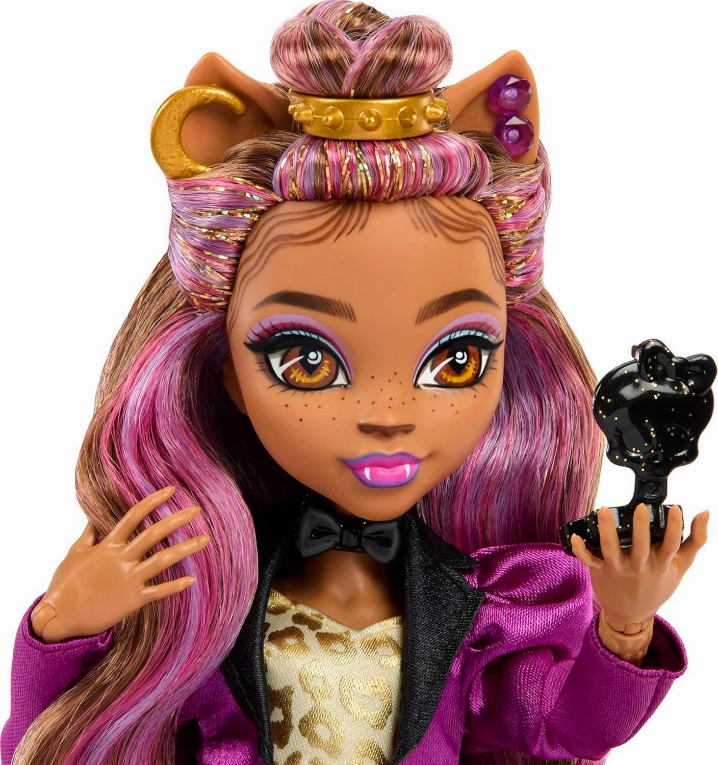 Monster High Doll, Clawdeen Wolf in Monster Ball Party Fashion with Themed Accessories Including Balloons