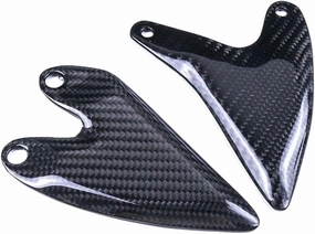 motorcycle fairing Full 3K Carbon Fiber Heel Guards Cover Motorcycle Fairings Cowls Kit For Kawasaki Ninja 400 2018 fairing panel
