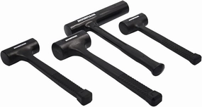 Mountain 4 Piece Hammer Set; Dead Blow Hammers, Piston Hammers, Shock Absorbent; MTN4044