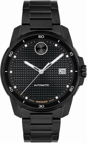 Movado Bold Verso Men’s Automatic Watch – 41 mm Case, Stainless Steel Bracelet, Self-Winding, Sophisticated Style, Gift for Him