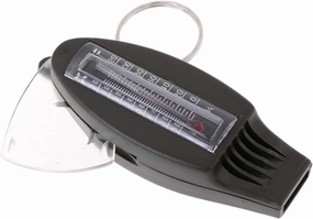 Multifunctional 4 In1 Compass Thermometer Whistle Magnifier for Traveling Camping Hiking Climbing Outdoor Sports